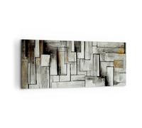 Cuadros Decoracion Salon Pedazo Envejecido Guiones Lienzos decorativos 120x50cm Cuadro Sobre Lienzo Moderno Dormitorio Cocina Cuadros Pared Imágenes Wall Art Prints Decor Canvas Grande AB120x50-5984