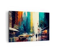 Cuadros Decoracion Salon Pedazo Paisaje Ciudad Lienzos decorativos 120x80cm Cuadro Sobre Lienzo Moderno Dormitorio Cocina Cuadros Pared Imágenes Wall Art Prints Decor Canvas Grande XXL AA120x80-5929