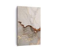 Cuadros Decoracion Salon Piedra Arena Abstracción Lienzos decorativos 80x120cm Cuadro Sobre Lienzo Moderno Vertical Dormitorio Cocina Cuadros Pared Imágenes Wall Art Prints Decor Grande PA80x120-4778