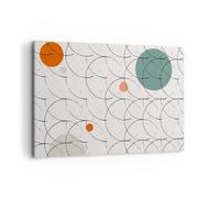 Cuadros Decoracion Salon Ruedas Minimalismo Delicado Lienzos decorativos 120x80cm Cuadro Sobre Lienzo Moderno Dormitorio Cocina Cuadros Pared Imágenes Wall Art Prints Decor Grande XXL AA120x80-5708