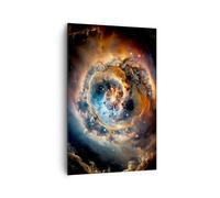 Cuadros Decoracion Salon Universo Cosmos Galaxia Lienzos decorativos 80x120cm Cuadro Sobre Lienzo Moderno Vertical Dormitorio Cocina Cuadros Pared Imágenes Wall Art Prints Decor Grande PA80x120-5808