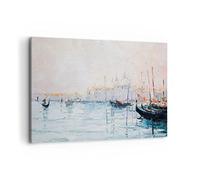 Cuadros Decoracion Salon Venecia basilica Lienzos decorativos 120x80cm Cuadro Sobre Lienzo Moderno Dormitorio Cocina Cuadros Pared Imágenes Wall Art Prints Decor Canvas Grande XXL AA120x80-3662