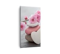 Cuadros Decoracion Salon yoga femenino flor salud Lienzos decorativos 65x120cm Cuadro Sobre Lienzo Moderno Vertical Dormitorio Cocina Cuadros Pared Imágenes Wall Art Prints Decor Grande PA65x120-3178
