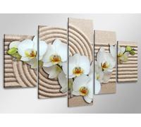 Cuadros en Lienzo SPA 160 x 80 cm Modelo Nr. 5510 XXL Las imágenes Estan Listas, enmarcadas en Marcos de Madera auténtica. El diseño de la impresión artística como un Mural Enmarcado.