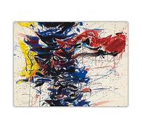 Cuadros Famosos En Lienzo Sam Francis"Study for moby dick number-2"-Cuadro wallart -Cuadros De Pared Sala-Cuadros Decorativos sobre Lienzo 40x56cm sin marco