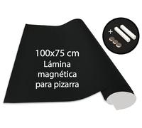 Cuadros Lifestyle - Pizarra magnética de 100 x 75 - Negro