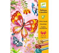 Cuadros purpurina Mariposas - Djeco - indyaeduocio