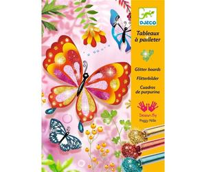 Cuadros purpurina Mariposas - Djeco - indyaeduocio