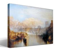 cuadrosfamosos.es Antigua Roma: Agrippina con las cenizas de Germanico | J.M.W. Turner | Romanticismo | Cuadro Canvas Wall Art | Impresion Giclee lienzo algodon puro | Bastidor 3cm | 70x95cm