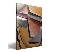 cuadrosfamosos.es | Cuadro | Canvas | Wall Art | Retrato de la cabeza abstracta Mela Eschrich de Alekséi von Jawlensky | Impresión Giclée sobre lienzo de algodón 100% | Bastidor de 3cm | 55x75cm