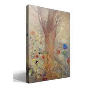 cuadrosfamosos.es El Buda | Odilon Redon | Simbolismo | Cuadro Canvas Wall Art | Impresion Giclee lienzo algodon puro | Bastidor 3cm | 70x95cm