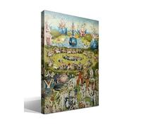 cuadrosfamosos.es El Jardín de las Delicias | El Bosco | Renacimiento Flamenco | Cuadro Canvas Wall Art | Impresión Gi lienzo algodón puro | Bastidor 3cm | 55x75cm