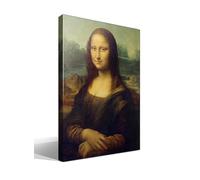 cuadrosfamosos.es La Gioconda - Mona Lisa | Leonardo da Vinci | Renacimiento | Cuadro Canvas Wall Art | Impresión Gi lienzo algodón puro | Bastidor 3cm | 70x95cm