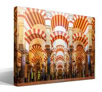 cuadrosfamosos.es La Mezquita de Córdoba - Fotografía Artística | Cuadro Canvas Wall Art | Impresión Gi lienzo algodón puro | Bastidor 3cm | 40x55cm