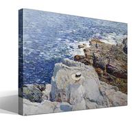 cuadrosfamosos.es The South Ledges, Appledore | Frederick Childe Hassam | Impresionismo | Cuadro Canvas Wall Art | Impresión Gi lienzo algodón puro | Bastidor 3cm | 55x75cm