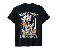 ¿Cuál es tu esqueleto de despachador del día de Pascua de emergencia 911 Camiseta