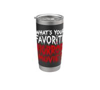 ¿Cuál es tu fan favorito de las películas de terror de miedo Vaso térmico de acero inoxidable de doble pared