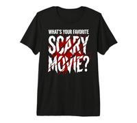¿Cuál es tu película de Miedo Favorita? Película de Terror Divertida Camiseta Premium