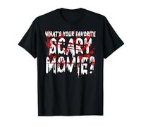 ¿Cuál es tu película de Miedo Favorita Película de Terror Halloween Camiseta