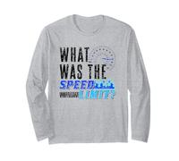 ¿Cuál fue el límite de Velocidad? Speed Limit Racing Car Manga Larga