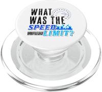 ¿Cuál fue el límite de Velocidad? Speed Limit Racing Car PopSockets PopGrip para MagSafe