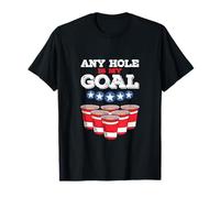 Cualquier Agujero es mi Objetivo: Juego de Fiesta Pong, Beirut Uni/College Camiseta