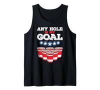 Cualquier Agujero es mi Objetivo: Juego de Fiesta Pong, Beirut Uni/College Camiseta sin Mangas