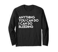 Cualquier Cosa Que Puedas Hacer yo Puedo sangrar Manga Larga