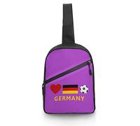Cualquier fútbol Sling Bag Crossbody Hombro Viaje Pecho Mochila Plegable Daypack para Deportes Compras Senderismo