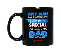 Cualquier Hombre Puede Ser Padre, Pero Se Necesita Alguien Tazas De Regalo Cerámica Tazas Té Graciosa Tazón De Café Regalos Novedosos Para Amigos Colegas Navidad 330ml