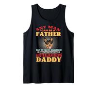 Cualquier Hombre Puede ser un Padre Australian Kelpie Daddy Camiseta sin Mangas