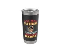 Cualquier hombre puede ser un padre Australian Kelpie Daddy Vaso térmico de acero inoxidable de doble pared