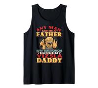 Cualquier Hombre Puede ser un Padre Vizsla Daddy Funny Dog Camiseta sin Mangas