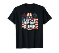 Cualquiera Que no Sea Tonto 2028 Divertidas Elecciones antipolíticas en Estados Unidos Camiseta
