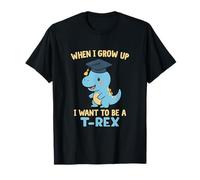 Cuando Crezca, Quiero ser un Dinosaurio de graduación T-Rex Camiseta