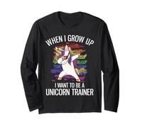 Cuando crezca quiero ser un entrenador de unicornio Manga Larga