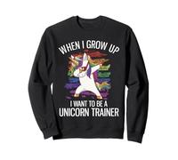 Cuando crezca quiero ser un entrenador de unicornio Sudadera