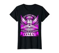 Cuando Dios me creó Hace 40 años, Abuela 40 cumpleaños Camiseta
