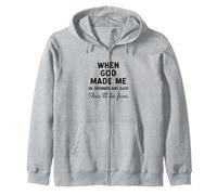 Cuando Dios me hizo sonrió y dijo que esto sería divertido Sudadera con Capucha