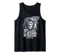 Cuando Dios Te Respalda el Infierno Retrocede - Verso Camiseta sin Mangas