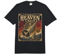Cuando el Cielo Llama a Christian Angel Trompeta Visión Comfort Colors Adult Heavyweight T-Shirt