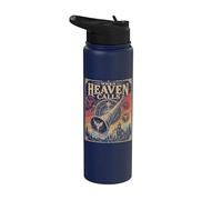 Cuando el cielo llama a Christian Angel Trompeta Visión Stainless Steel Insulated Water Bottle