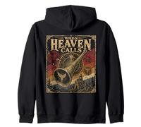 Cuando el Cielo Llama a Christian Angel Trompeta Visión Sudadera con Capucha