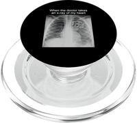 Cuando el Doctor Toma una radiografía de mi corazón Beagle mamá PopSockets PopGrip para MagSafe