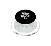 Cuando en Duda, ¡aléjate! | Cita Divertida de Tai Chi PopSockets PopGrip para MagSafe