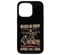 Cuando en Roma Evite el Imperio Romano Leones Carcasa para iPhone 13 Pro