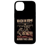 Cuando en Roma Evite el Imperio Romano Leones Carcasa para iPhone 14 Plus