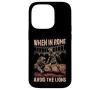 Cuando en Roma Evite el Imperio Romano Leones Carcasa para iPhone 14 Pro