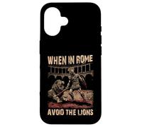 Cuando en Roma Evite el Imperio Romano Leones Carcasa para iPhone 16
