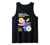 Cuando estoy practicando boxeo cada día es un buen día, lindo Camiseta sin Mangas